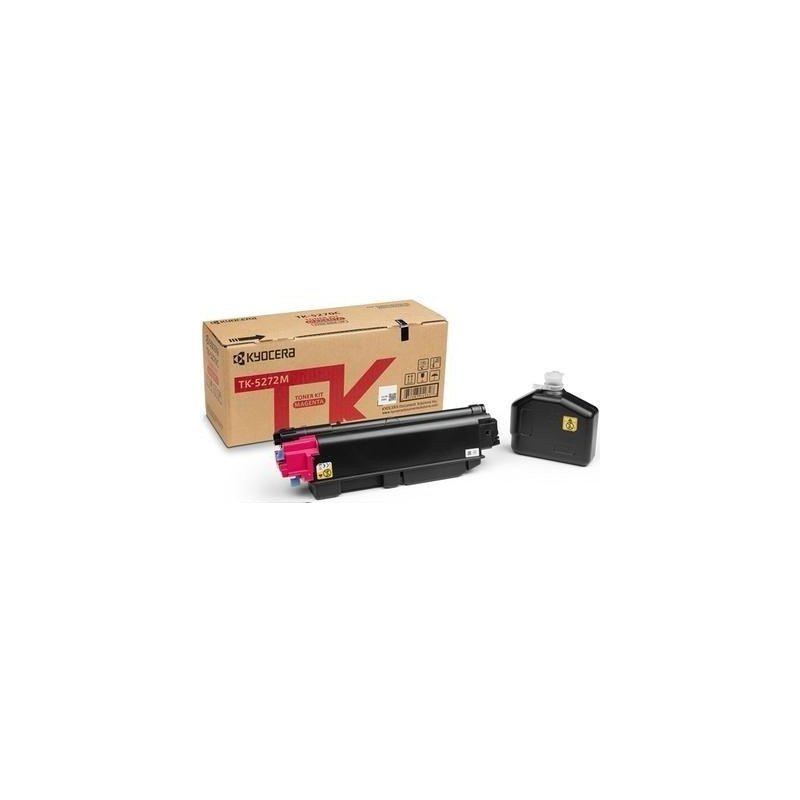Tóner Kyocera TK-5272M - 5000 páginas, Magenta, ECOSYS P6230cdn